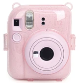 Fujifilm Instax Mini 12 Pembe Fotoğraf Makinesi 10'lu Film PVC Albüm ve Simli Pleksi Kılıf Seti thumbnail 4