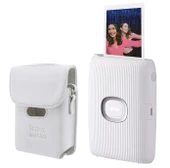 Fujifilm Instax Mini Link 2 Beyaz Akıllı Telefon Yazıcısı ve Deri Kılıf Seti - 1