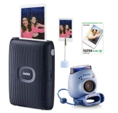 Fujifilm Instax Mini Link 2 Mavi Akıllı Telefon Yazıcısı ve Pal Mavi Dijital Kamera Seti - 1