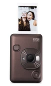 Fujifilm Instax Mini LiPlay Hybrid Deep Bronze Fotoğraf Makinesi-20'li Film ve Çerçeve Hediye Seti - 2