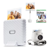 Fujifilm Instax Wide Link Beyaz Akıllı Telefon Yazıcısı ve Pal Beyaz Dijital Kamera Seti - 1