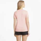 Puma Ess Logo Tee Kadın Pembe Tişört - 586774 80 - 4