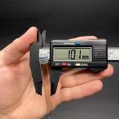 5 Ml Cam Deney Tüpü 10 Cm  , Gri Kauçuk Tıpalı 5 Cc Cam Tüp x 10 Adet - 4