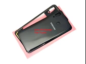 Samsung Galaxy A20 A 205 Kasa Arka Pil Batarya Kapağı SİYAH - 2
