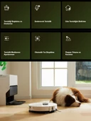 Roborock 10.000 PA Ultra Çekim gücü Otomatik Yıkama, Kurutma ve Paspas Temizlemeli Robot Süpürge - 12