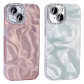 iPhone 15 Kılıf Airbagli Parlak Taş Detay Tasarımlı Esila Kılıf thumbnail 11