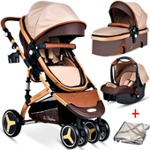 Baby Home Bh-945 Paris Amortisörlü Travel Sistem Bebek Arabası - 3
