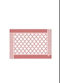 The Mia Geometric -2 Amerikan Servis 6 Lı Set - 50 x 35 Cm TXT0227 - 1