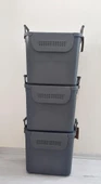 Geseus Motek  Mybox 3x30 Litre Kulplu Çok Amaçlı Organizer Saklama Kutusu-MT-35 - 8