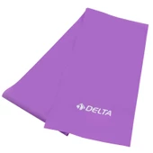 Delta Pilates Bandı Orta Sert 150 x 15 Cm Egzersiz Direnç Lastiği (Uç Kısmı Açık) - 1