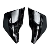 Kanunı Windy S Yan Kapak Takımı Kırmızı-Mavi-Siyah - 3