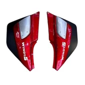 Kanunı Windy S Yan Kapak Takımı Kırmızı-Mavi-Siyah - 2
