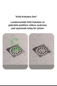 Banyo ve Mutfak Lavabo Koku Önleyici Gider Koruyucu Silikon Sızdırmaz Ped 1 ADET   SİYAH - 7