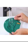 Banyo ve Mutfak Lavabo Koku Önleyici Gider Koruyucu Silikon Sızdırmaz Ped 1 ADET   GRİ - 2