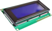 20x04 Karakter LCD Ekran - Mavi (I2C Modülü Olmadan) - 1