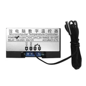 220V AC Dijital sıcaklık kontrol cihazı LED Ekran Termostat W3230 - 3