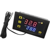 220V AC Dijital sıcaklık kontrol cihazı LED Ekran Termostat W3230 - 1