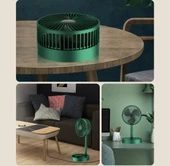 F-06 Taşınabilir Şarjlı Fan 3 Kademeli Vantilatör Klima Soğutucu Fan - 1