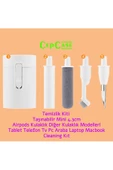 CEPCASE    Temizlik Kiti Kulaklık Tablet Telefon Tv Pc Araba Laptop Macbook Taşınabilir Mini 4.3cm  Uyumlu - 1