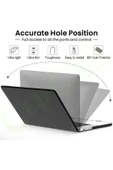 CEPCASE    Macbook Pro 14.2" 2021 M1 A2442 Kılıf Kristal Şeffaf Kapak + Ekran Koruma + Klavye Koruma - 3