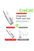 CEPCASE    Temizlik Kiti Cleaning Sıvı Püskürtmeli Fırçalı Kulaklık Elektronik Ürün Temizleme Aparatlı - 6