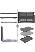 CEPCASE    Macbook Pro 14.2" 2023 M2 A2779 Kılıf Hava Kanallı 360 Derece Kristal Şeffaf Koruyucu Kapak - 4