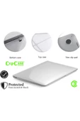 CEPCASE    Macbook Pro 14.2" 2023 M2 A2779  uyumlu Kılıf Kristal Şeffaf Koruyucu Kapak + Ekran Koruma Filmi - 7