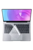 CEPCASE    Macbook 13.3' Air A1932 Klavye Koruyucu Türkçe Q Klavye Buzlu Şeffaf Silikon Ped Macpad - 1
