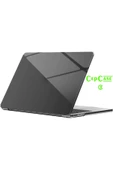 CEPCASE    Macbook Pro 14.2" 2023 M2 A2779 Kılıf Hava Kanallı 360 Derece Kristal Şeffaf Koruyucu Kapak - 1