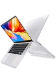 CEPCASE    Macbook Pro 14.2" 2023 M2 A2779  uyumlu Kılıf Kristal Şeffaf Koruyucu Kapak + Ekran Koruma Filmi - 3