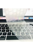 CEPCASE    Macbook 13.3' Air A1932 Klavye Koruyucu Türkçe Q Klavye Buzlu Şeffaf Silikon Ped Macpad - 6
