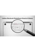 CEPCASE    Apple Macbook Pro 14.2' 2023 M2 A2779 Klavye Koruyucu Türkçe Q Klavye Silikon Ped Macpad - 4