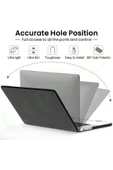 CEPCASE    Macbook Pro 14.2" 2023 M2 A2779 Kılıf Hava Kanallı 360 Derece Kristal Şeffaf Koruyucu Kapak - 6
