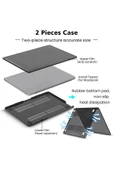 CEPCASE    Macbook Pro 16.2'' 2021 A2485 Kılıf Kristal Şeffaf Kapak Ekran Koruma Klavye Koruma Set - 5