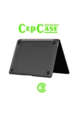 CEPCASE    Macbook 13.6' Air 2022 M2 A2681 Kılıf Hava Kanallı 360 Derece Karbon Fiber Tasarım Kapak - 7