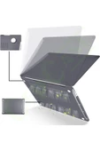 CEPCASE    Macbook Pro 13.3" 2020-2021 M1 Kılıf A2338/a1706/a1708/a1989 Kılıf Kristal Şeffaf Tasarm Kapak - 4