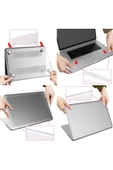 CEPCASE    Macbook Pro 16.2'' 2021 A2485 Kılıf Kristal Şeffaf Kapak Ekran Koruma Klavye Koruma Set - 6