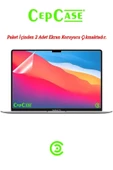 CEPCASE    Macbook Pro 13.3 2021 A2338 A2251 A2289 Ekran Koruyucu 2 Adet Ultra Ince Kırılmaz Cam Tam Uyum - 1