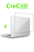 CEPCASE    Macbook Pro 14.2" 2021 M1 A2442 Kılıf Hava Kanallı 360 Derece Kristal Şeffaf Koruyucu Kapak - 2