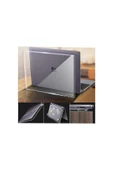 CEPCASE    Huawei Matebook D15 2021 Kılıf Hava Kanallı Kristal Parlak Şeffaf Tasarım Koruyucu Kapak - 4