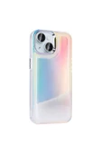 CEPCASE    Apple  iPhone 14 Kılıf Parlak Renkli Boncuk Kinetik Kumlu Sıvılı Arka Yüzey Antişok Kapak - 5