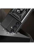 CEPCASE    Samsung Galaxy A35 Kılıf Standlı Magnet Mıknatıslı Yüzük Sürgülü Kamera Armored Zırhlı Kapak thumbnail 3
