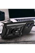 CEPCASE    Xiaomi Poco F5 Kılıf Standlı Magnet Mıknatıslı Yüzük Sürgülü Kamera Armored Zırhlı Kapak thumbnail 6