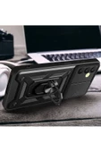CEPCASE    Samsung Galaxy A25 Kılıf Standlı Magnet Mıknatıslı Yüzük Sürgülü Kamera Armored Zırhlı Kapak thumbnail 7