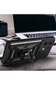 CEPCASE    Xiaomi Redmi Note 13 Pro 5G Kılıf Standlı Magnet Mıknatıslı Yüzük Sürgülü Kamera Armored Zırhlı thumbnail 6