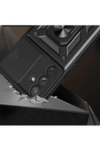 CEPCASE    Samsung Galaxy A54 Kılıf Standlı Magnet Mıknatıslı Yüzük Sürgülü Kamera Armored Zırhlı Kapak thumbnail 3