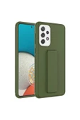 CEPCASE    Samsung Galaxy A32 4G Kılıf Standlı Kamera Çıkıntılı Gövdeyi Tam Saran Deri Dokulu Tam Uyumlu - 1