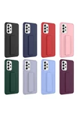 CEPCASE    Samsung Galaxy A32 4G Kılıf Standlı Kamera Çıkıntılı Gövdeyi Tam Saran Deri Dokulu Tam Uyumlu - 3