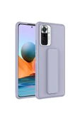 CEPCASE    Xiaomi Redmi Note 10 Pro Kılıf Standlı Kamera Çıkıntılı Gövdeyi Tam Saran Deri Dokulu Tam Uyumlu thumbnail 2
