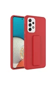 CEPCASE    Samsung Galaxy A52 Kılıf Standlı Kamera Çıkıntılı Gövdeyi Tam Saran Deri Dokulu Tam Uyumlu - 2